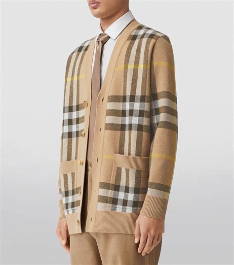 cardigan burberry uomo|vintage burberry cardigan.